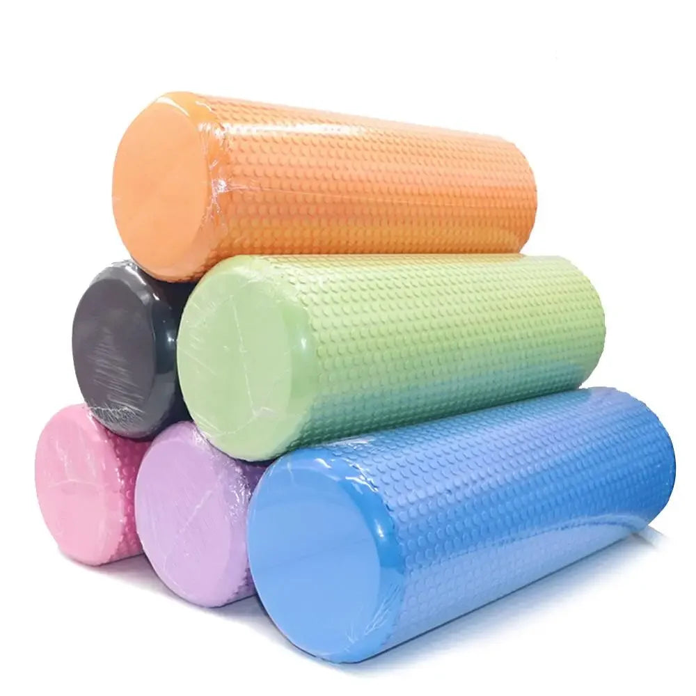 30/45/60cm EVA Yoga Foam Roller Training Colume Rollor Fitness Deep Tissue Massage Exercise Pilates Body Building Back Massager