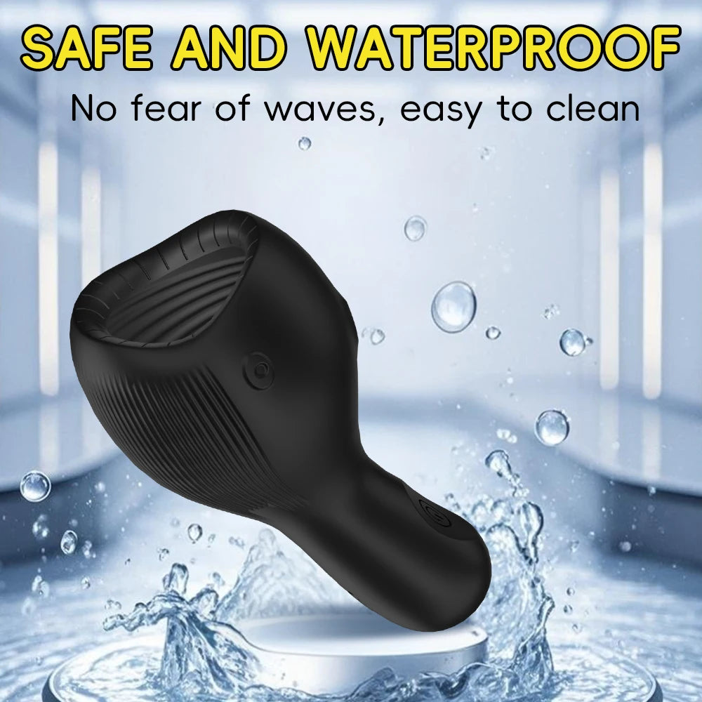 Penis Vibrator Male Masturbator Urethral Sound Dilators 10 Vibration Male Stroker Penis Trainer Glans Stimulator Adult Sex Toys