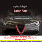 Car Flashing 1Pcs Car LED DRL Daytime Running Light For Alfa Romeo Stelvio 2017-2023 Universal Flexible Decorative Light Strip