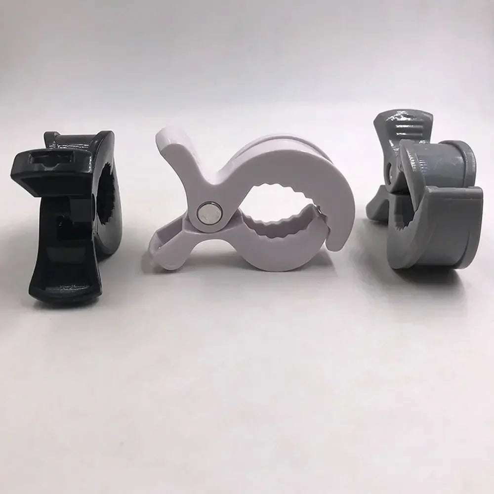 2pcs Stroller Hook Baby Car Seat Clips Toddler Baby Stroller Accessories Baby Stroller Clamp Alligator Clip Pram Peg Portable