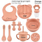 Baby Feeding Set Suction Cup Bowl Personalized Children's Tableware Set Baby Biting Toy Fruit Bear Plate Bowl Infant Cup Feeder