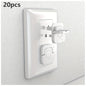 50pcs Outlet Covers Baby Proofing Safety -Child Secure Electric Plug Protectors With Hidden Handle Square