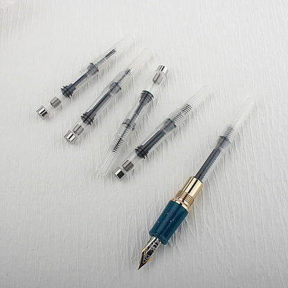 6pcs Rotary Ink Absorber Filler Cartridge Ink Converter Fountain Pen Ink Suction 2.6mm/3.4mm Caliber Pen Parts