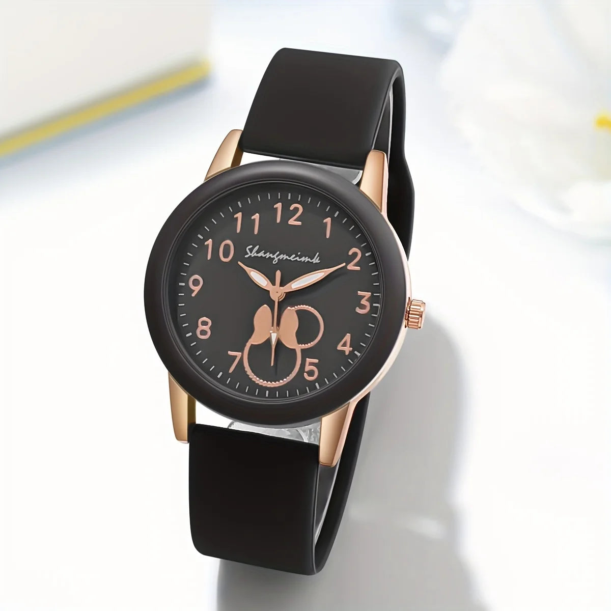 Casual Round Pointer Women Quartz Watch Cute Candy Color Analog Silicone Band Wrist Watch For Woman Clock