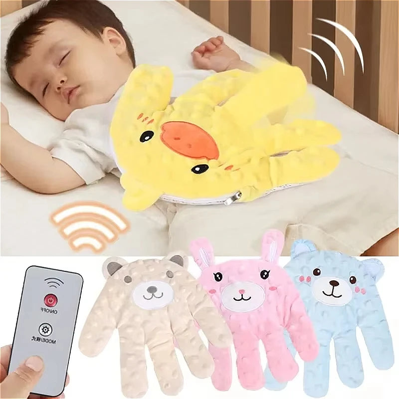 Baby Electric Soothing Palm Sleep Pillow Newborn Heated Remote Control Simulated Palm Slapping Sleep Pad Baby Care Accessories