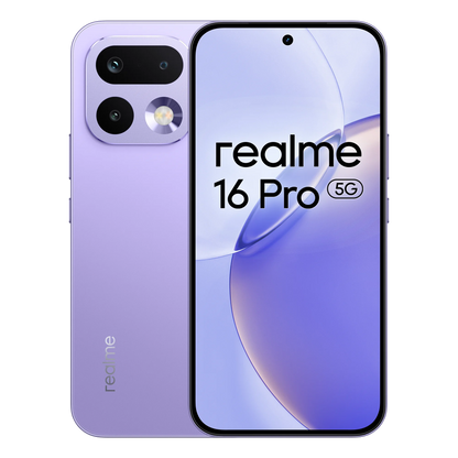 New Arrival realme 16 Pro 5G Smartphone European Version 200MP LumaColor Camera 6500nit AMOLED Display 6500mAh Battery NFC