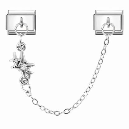 Laser Engraving Piano Heart Star Wings NO.7 Lips Italian Charm Links Fit 9mm Bracelet Stainless Steel Men Women DIY Making Gifts