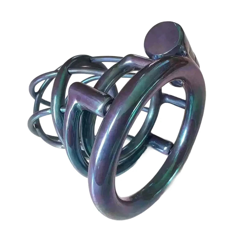 Titanium Chastity Cage Custom Fit Lightweight BDSM Device Metal Penis Cbt Bondage Cage Men Cock Cage Chastity Device