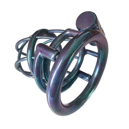 Titanium Chastity Cage Custom Fit Lightweight BDSM Device Metal Penis Cbt Bondage Cage Men Cock Cage Chastity Device