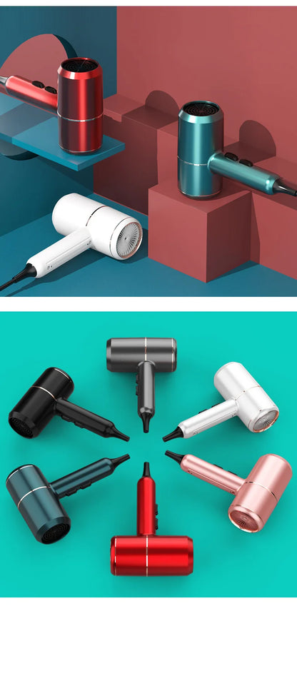 Hot Selling Professional Hair Dryer Negative Ion High Power Blue Light Foldable Electric Hair Dryer Salon Hair Tools Home