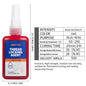 50ml Threadlocker 271Red High-Strength Thread Locker 243 Nuts-Bolts Locker Screw  Lock Tight Seal Fasteners Anaerobic Adhesive