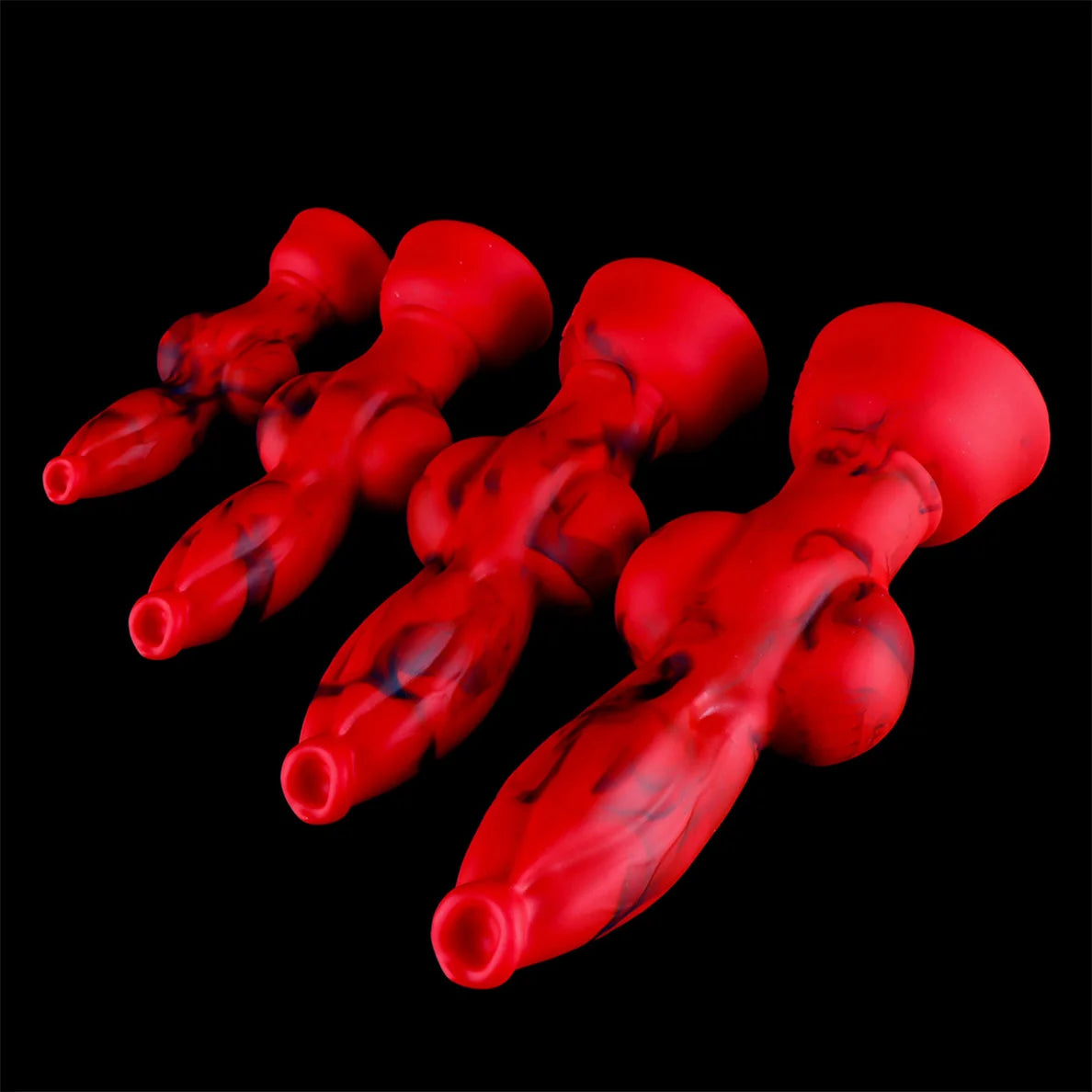 18+ Soft Silicone Dog Knot Dildo Penis Animal Dildo Realistic Gigante Sexy Adult Red Black Colors Big Dildos Sexy TоY Xxl Sextoy
