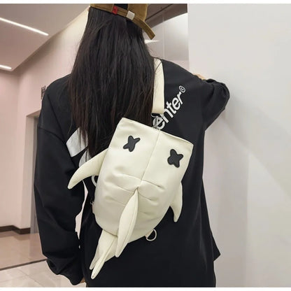 Adjustable Strap Shark Backpack Unique Design Versatile Style Large Capacity Backpack New Design Unisex Model Casual Travel Bag