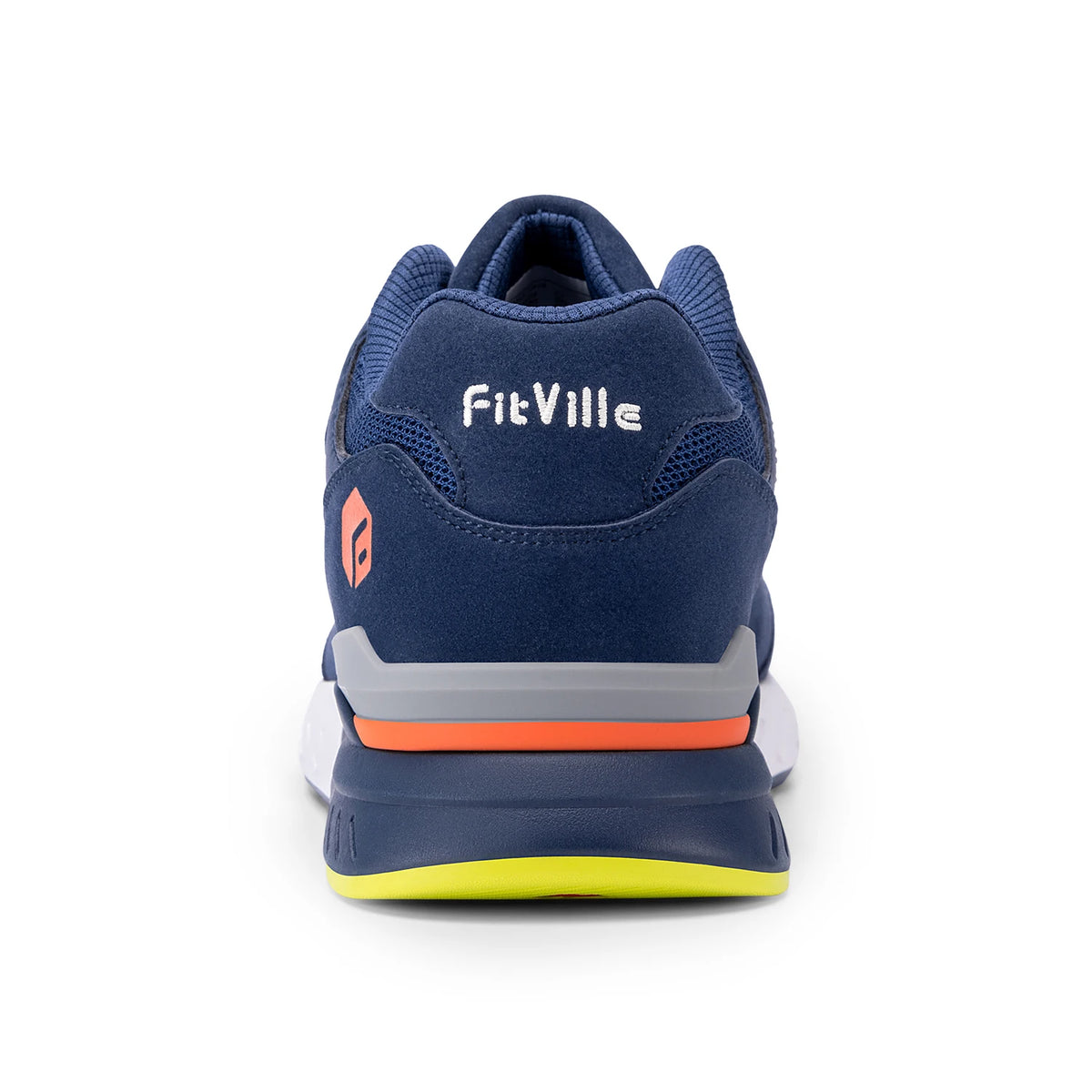 FitVille Men's Extra Wide Orthopedic Walking Shoes, Arch Support Lightweight Non Slip Running Sneakers, Pain Relief Footwear for Flat Feet, Plantar Fasciitis & Severe Heel Pain