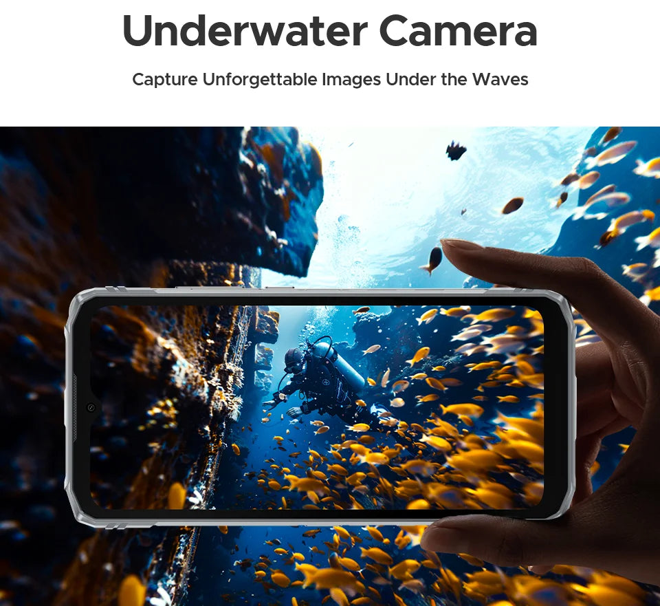 DOOGEE Blade10 Ultra Energy Rugged Phone Gemini AI 10.7mm Ultra-thin 6150mAh Battery Android 15 Widevine L1 Smartphone NFC