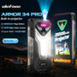 Ulefone Armor 34 Pro+ 5G Rugged Smartphone 16GB+512GB 25500mAh Built-in Projector 64MP Night Vision 6.95'' 120Hz NFC Android 15