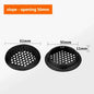 10pcs Round Cabinet Air Duct Vent Dia.19-53mm Stainless Steel Louver Mesh Hole Plug Decoration Cover Wardrobe Grille Ventilation