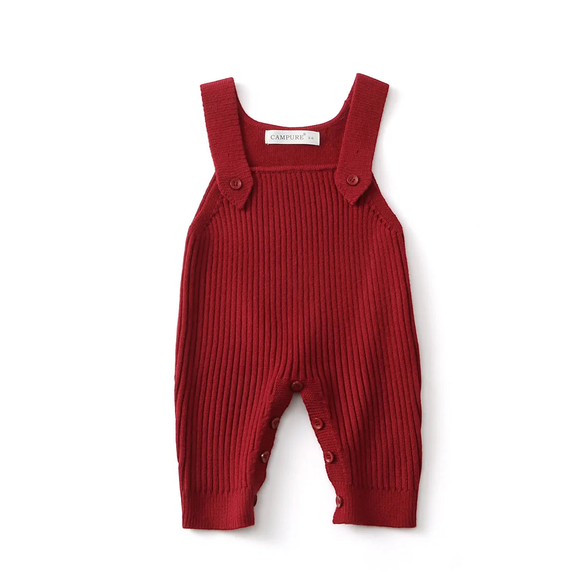 MILANCEL New Spring Baby Overall 3M-6Y Solid Color Infant Girls Knit Rompers 6 Colors Versatile Children Suspenders Jumpsuit