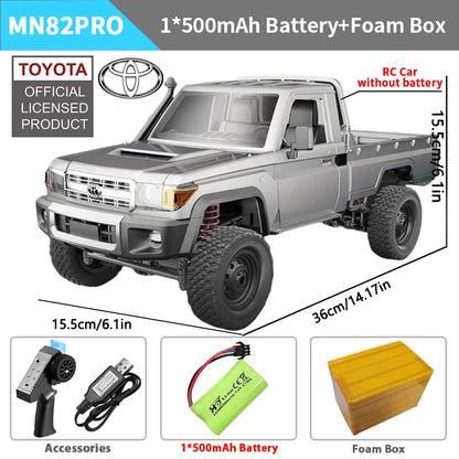 ZWN MN82 MN82S LC79 1/12 Full Scale RC Pickup Short Truck 4WD Remote Control Climbing Off-road Car Toys for Kids Christmas Gifts