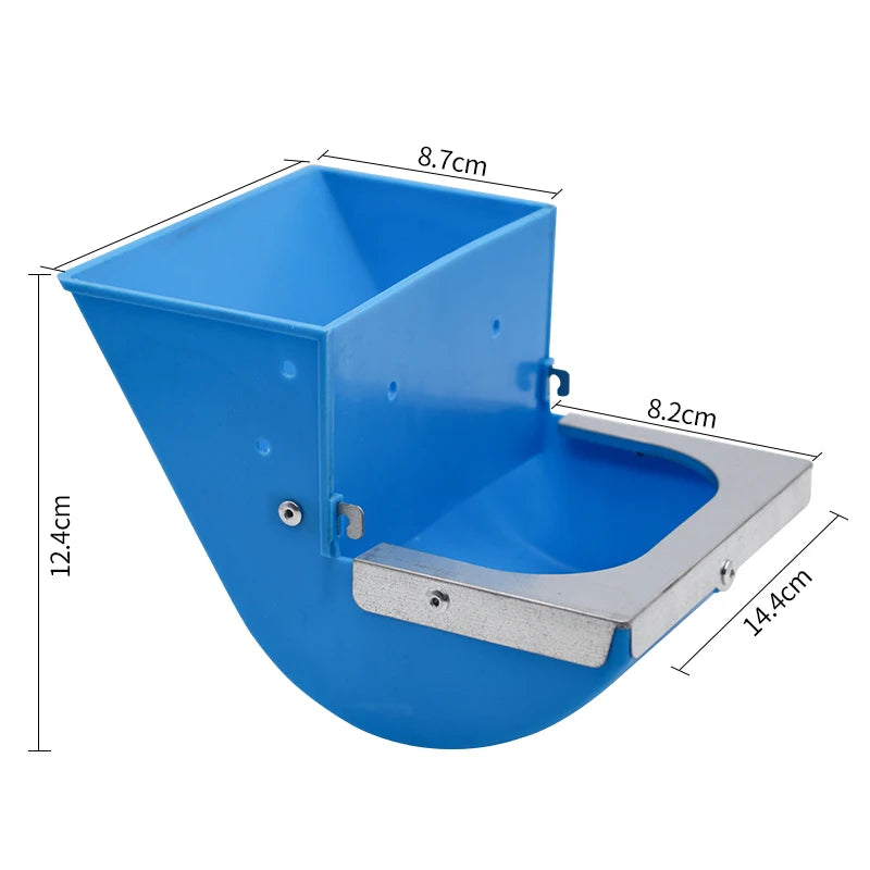 Rabbit Feed Box Hopper Rabbit Cage Rabbit Animal Anti Pickling Feed Trough Rabbits Feeders Food Box Farm Garden Convenient 1PC