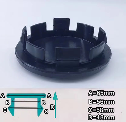 4Pcs 48.5mm 49mm 50mm 56mm 60mm 65mm 68mm Universal ABS Wheel Center Cap Wheels Tyre Car Wheel Center Cap Set Vehicles Cover
