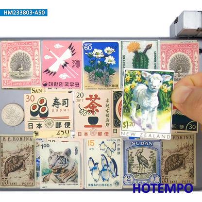 20/30/50PCS Old Stamps Stickers Nostalgia Retro Funny Graffiti Decals for Scrapbook Diary Luggage Car Laptop Phone Sticker Toys