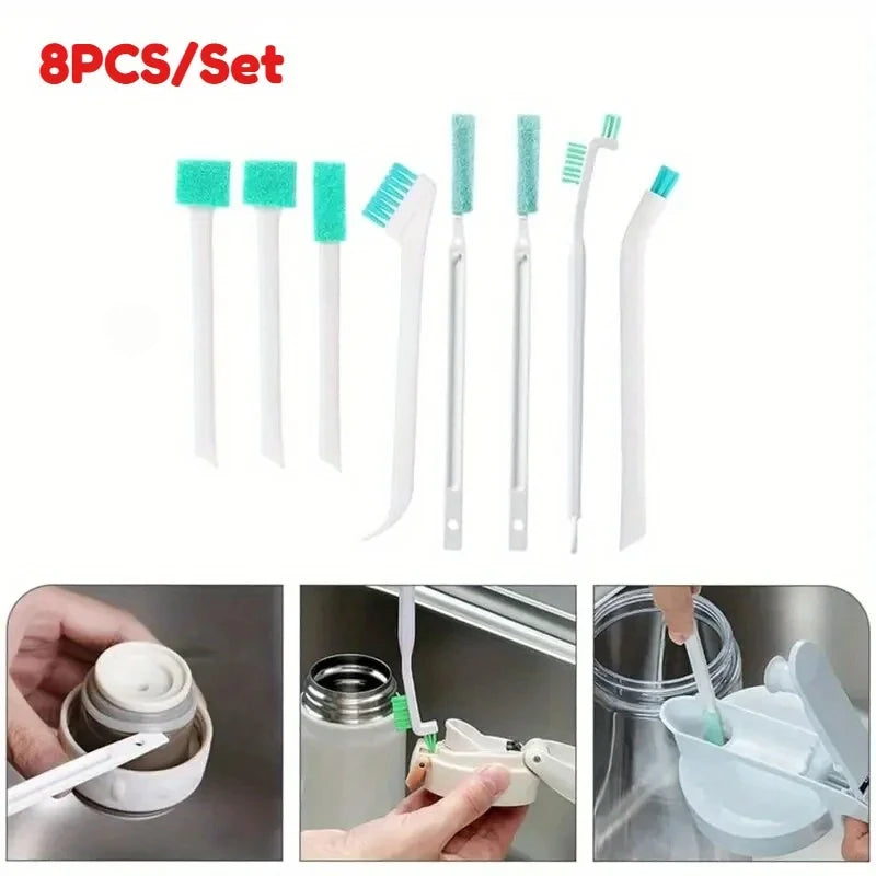 5/9 PCS Set Household Cleaning  Brush Set For Bottle Window Crevice Clean
