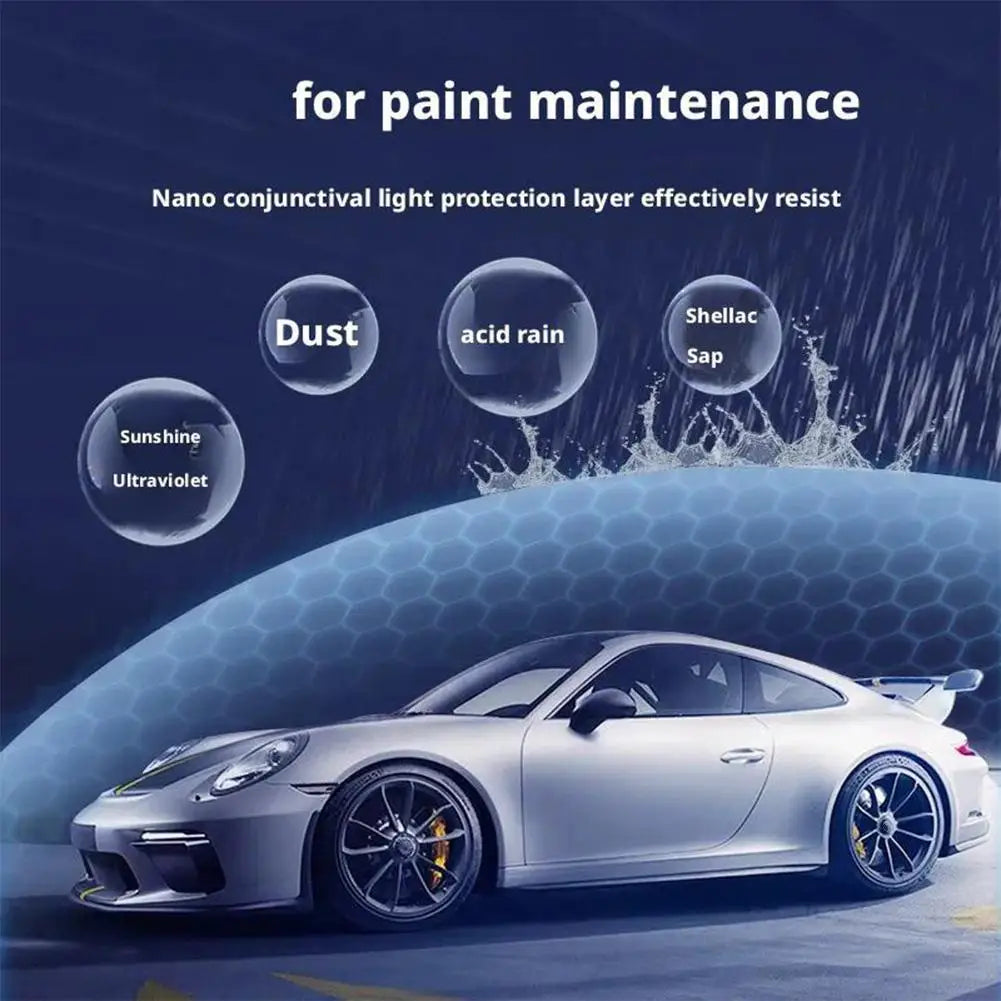 500ML Car Coating Spray Nano Ceramic Quick Effect Coating Agent Spray Quick Coat Wax Polish Spray Protection Car Care KIT 1/3set