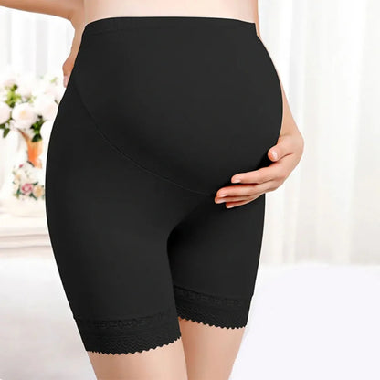 Maternity Pants Over The Belly Yoga Dress Work Pregnancy Pants Stretchy Lounge Wide Leg Trousers with Pockets