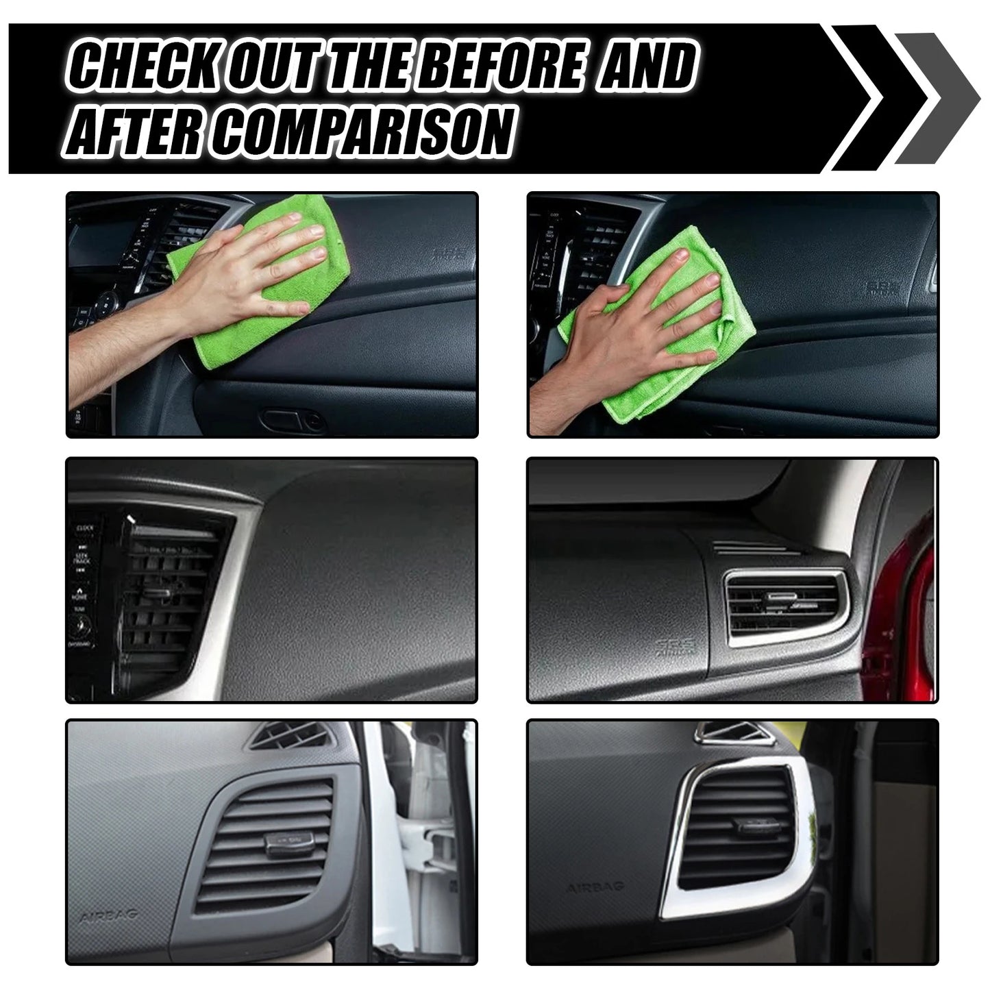 Car Plastic Restorer Back To Black Gloss Plastic Renovator Longlasting Coating Leather Restore Auto Polish Cleaning Products