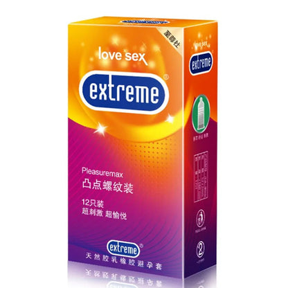 12PCS Men's Condoms Sex Toys lubricante Penis Sleeve Sex Products Vaginal Stimulation Ultra Thin Spike Condoms Adult Supplies