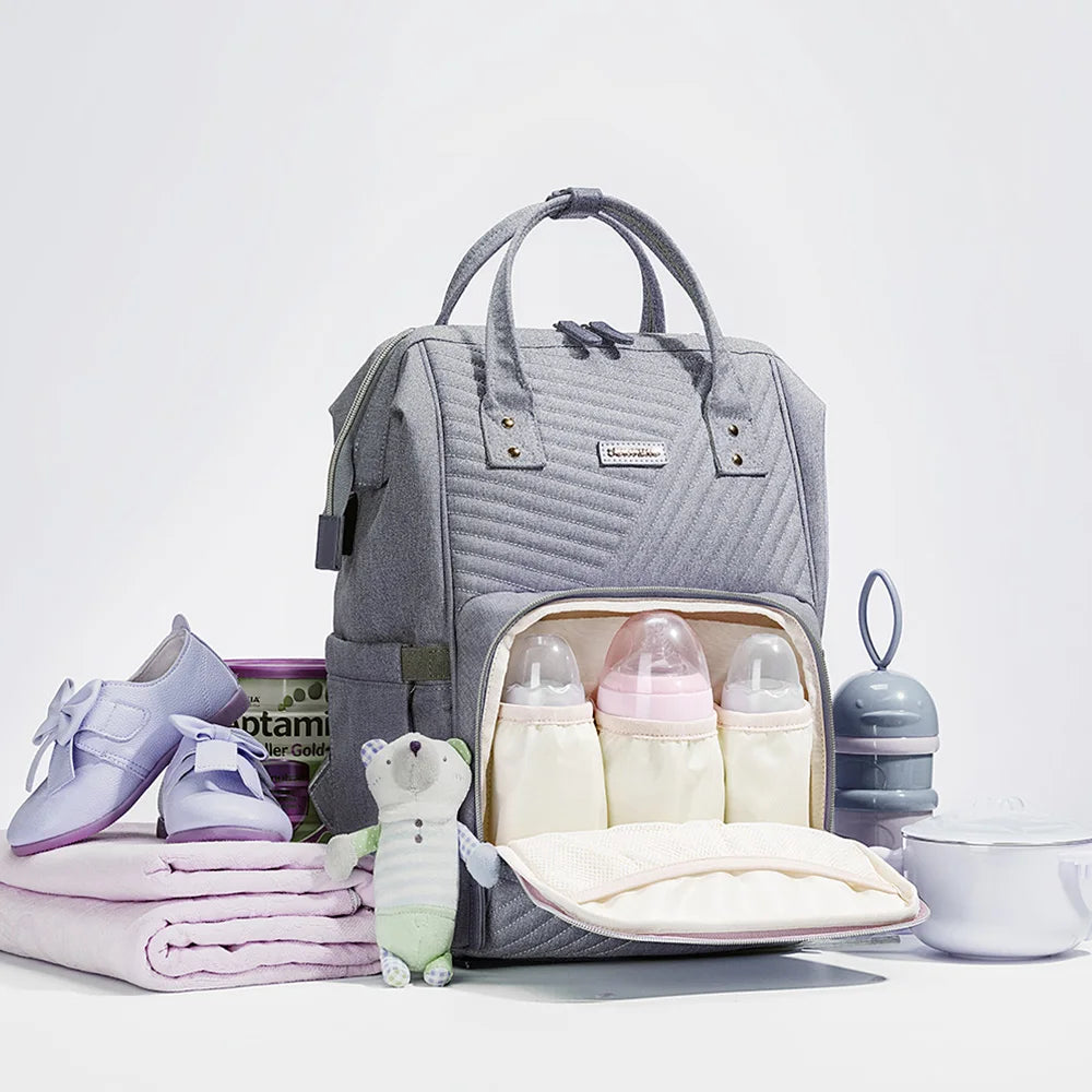 Sunveno Original Diaper Bag Travel Baby Bags Mommy Backpack Organizer Nappy Maternity Bag Mother Kids
