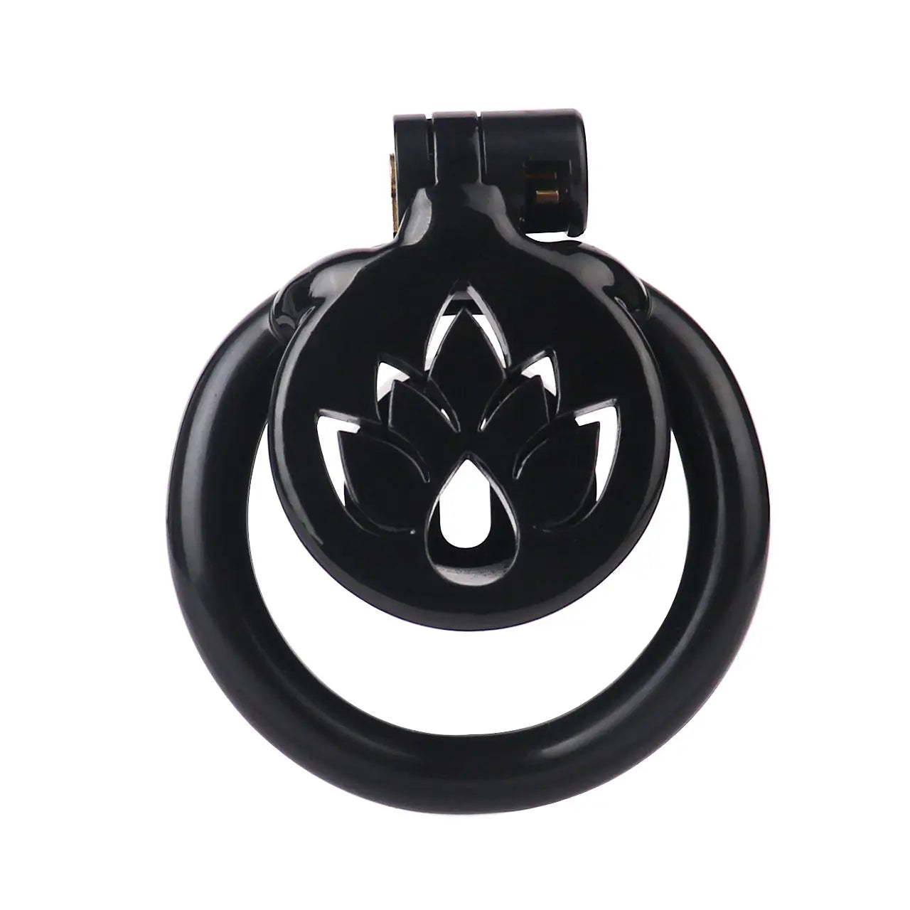 Male Chastity Cage with Lotus Design - Comfortable Self-Control Device for Abstinence, Durable ABS Material, BDSM Toy for Men