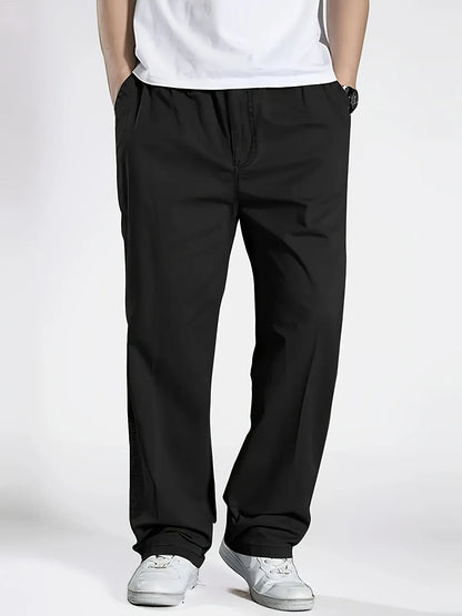 2025Mens Casual Jogger Pants Relaxed Fit Cargo Pants Drawstring Sweatpants Hiking Outdoor Twill Sport Pants
