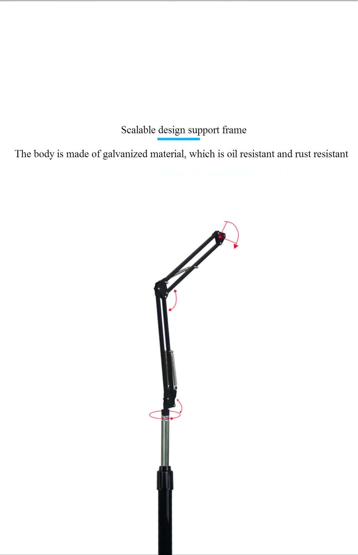 Home Barbecue Smoke Exhaust Fan Indoor Hotpot Smoke Exhaust Fan Outdoor Barbecue Folding Arm Equipment