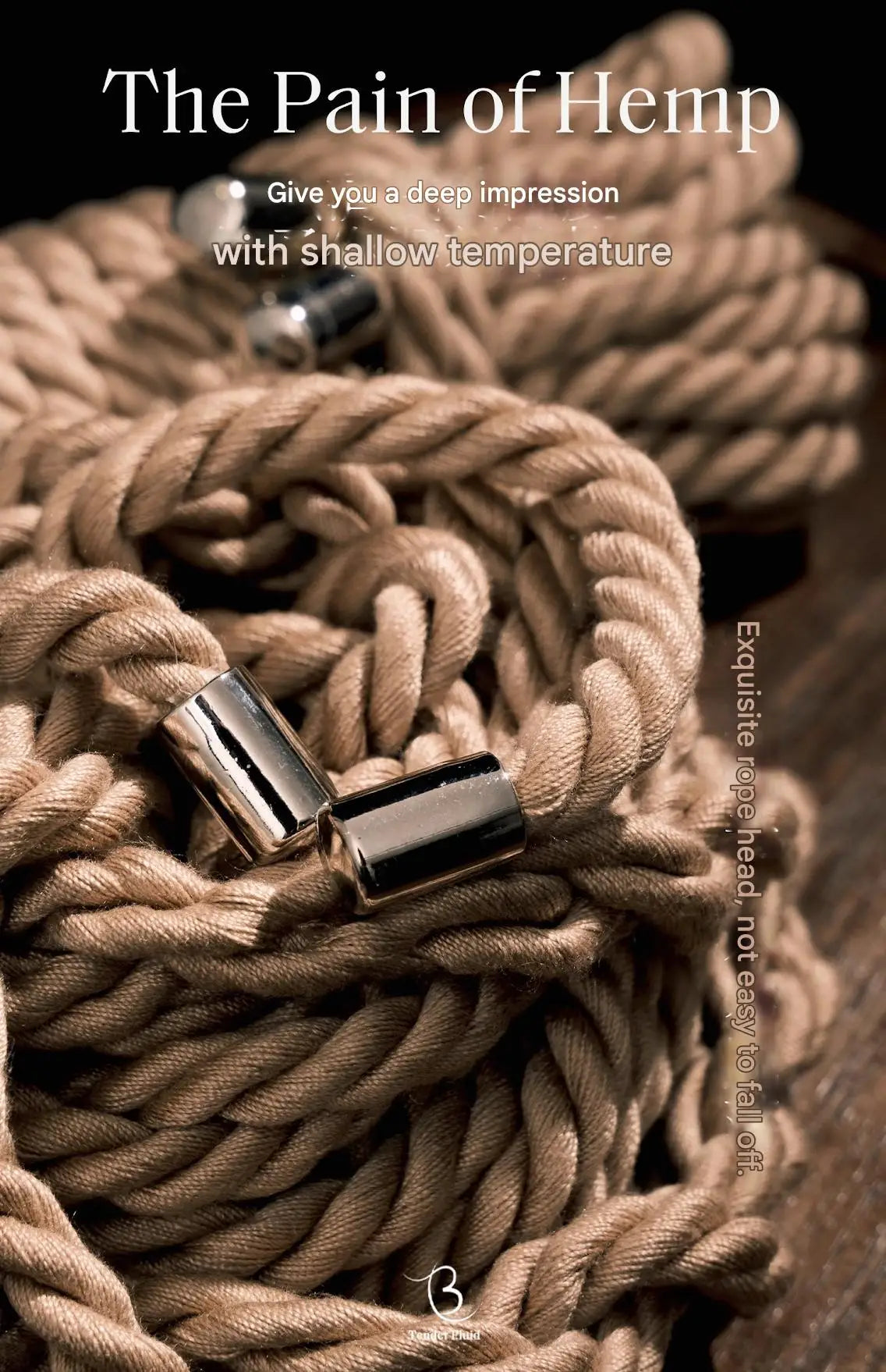 10m Shibari Bondage Rope,Soft Jute for Japanese Rope Art,Skin-Friendly for Beginners,Natural Color Skin-Safe Jute Couples Play