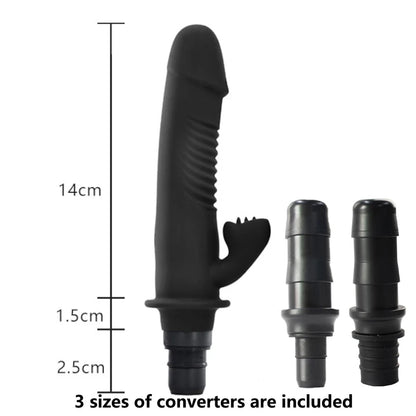 1pc Black Silicone Massage Head, Fascia Gun Massage Head, With Multiple Uses, Including Three Interfaces, Used For Fascia Gun