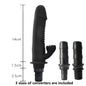 1pc Black Silicone Massage Head, Fascia Gun Massage Head, With Multiple Uses, Including Three Interfaces, Used For Fascia Gun