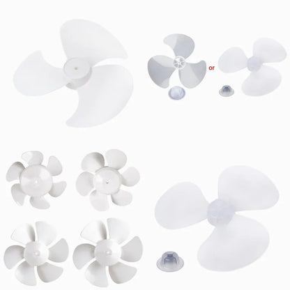 Big Wind 11/12/16inch Plastic Fan Blade 3 Leaves Stand/Table Fanner Accessories