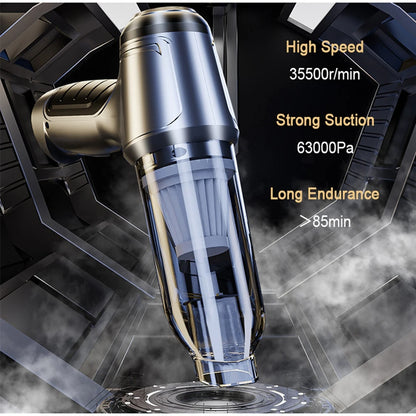 Car Wireless Vacuum Cleaner Portable Handheld120W Blowable Cordless Home Appliance Vacuum Home & Car Dual Use Mini VacuumCleaner