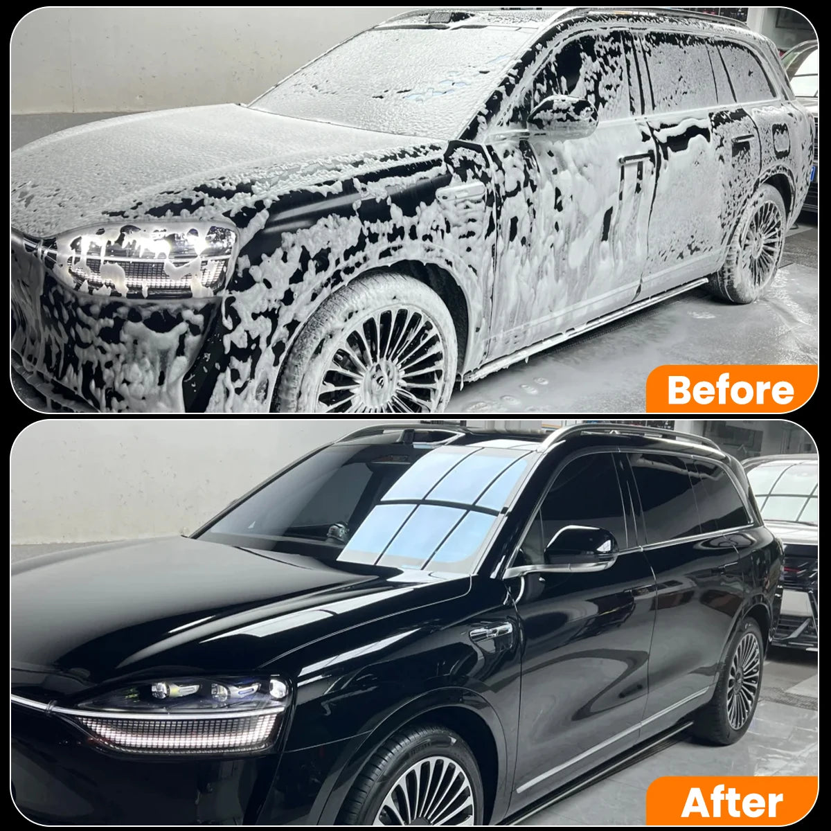 Magic High Foam Car Wash Liquid - Concentrated Auto Washing Chemistry for Deep Cleaning Deep Cleaning Car Shampoo Cleaner X2