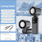 Lenovo Portable Fan Handheld Cooling Fan 100 Levels Foldable Rechargeable Strong Wind Air Cooler Digital Display Long Battery