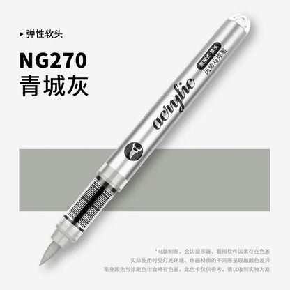 1 PC 120 Colors Acrylic Paint Marker Pens Professional Drawing Pens for Graffiti Manga School Aesthetic Stationery Art Supplies