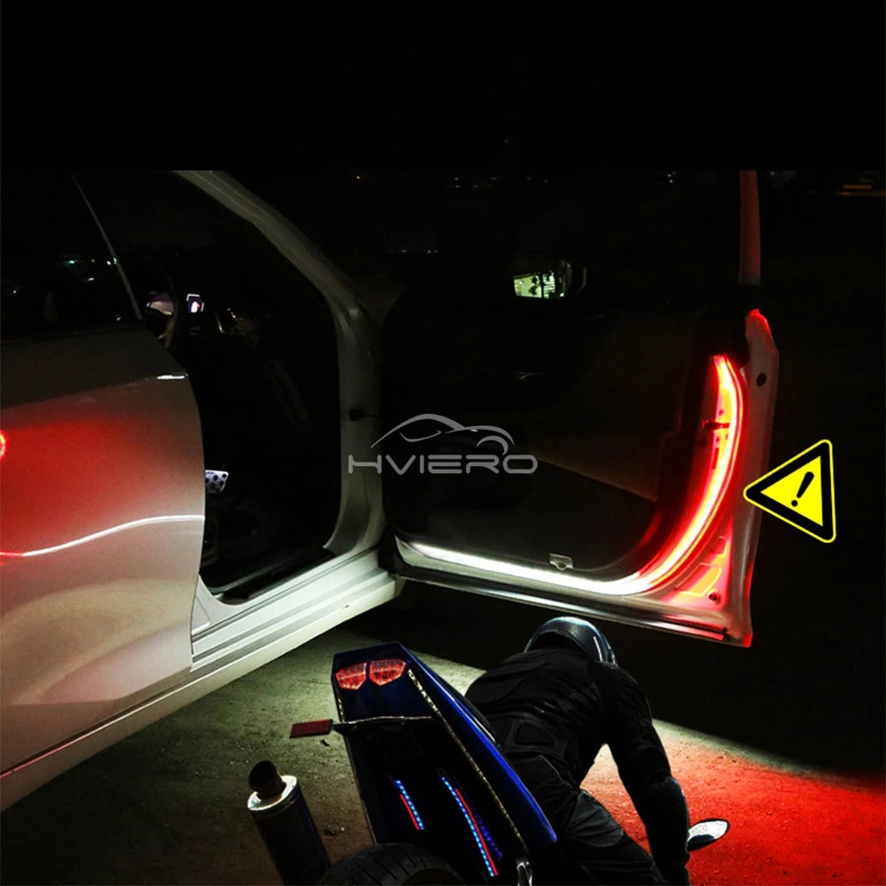 Car Door Opening Warning Flash Led Welcome Light Parking Safety auto Strobe Signal Lamp Waterproof Auto Decorative Ambient Bulb