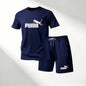 Hot Sale 2026 Men's T-Shirts Sets O-Neck Short Sleeve+Sports Shorts Quick Dry Casual Street Fashion Home Outdoor Running 2 Piece
