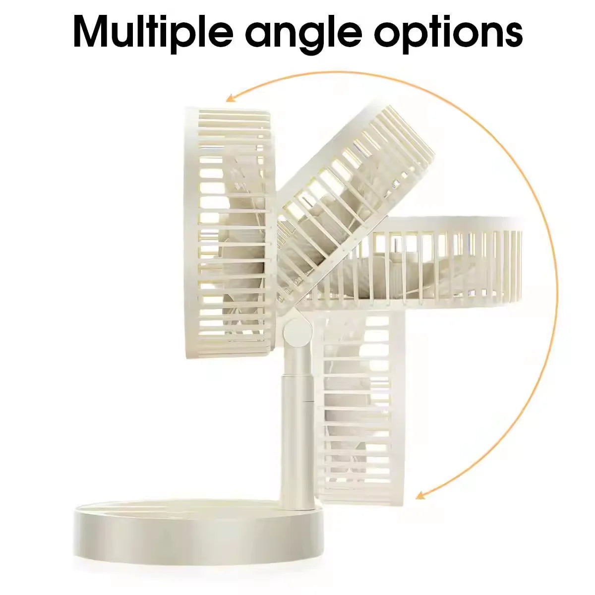 New USB Desk Fan with On/Off Switch Button Quiet Portable Cooling Fan for Office Bedroom Powerful Airflow Easy Control USB Power