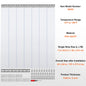 SucceBuy PVC Clear Strip Curtain 84" x 38"/48"/60" Plastic Windproof Door Freezer Curtain Hanging Strips for Warehouse Home