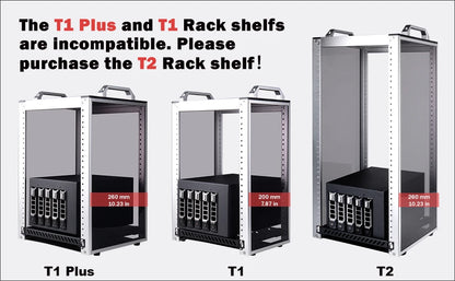 DeskPi RackMate T1-Plus Rackmount, 10-inch 8U Server Cabinet for Network, Servers, Audio and Video Equipment