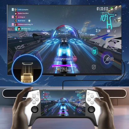 Pocket Game Console 5.0 Large Screen High Definition Retro Style Miniature Dual Joysticks Two-player Fighting Arcade-style