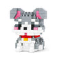 Insect Micro Animals Pet Cats Dog Building Blocks 3D Diamond Model BEE Snail Brick City Construction Toy for Children Kid Gift